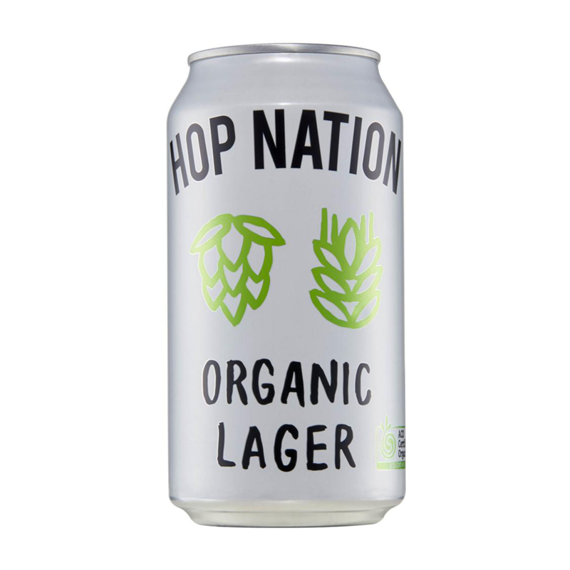 Hop Nation - Organic Lager 375ml Can