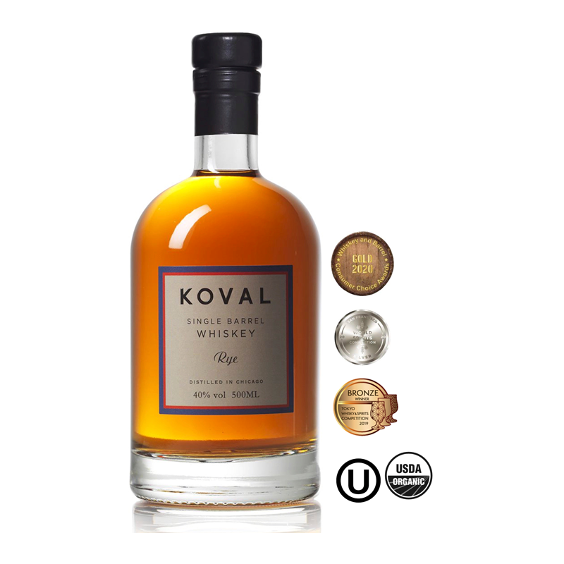 Koval - Single Barrel Rye Whiskey 500ml