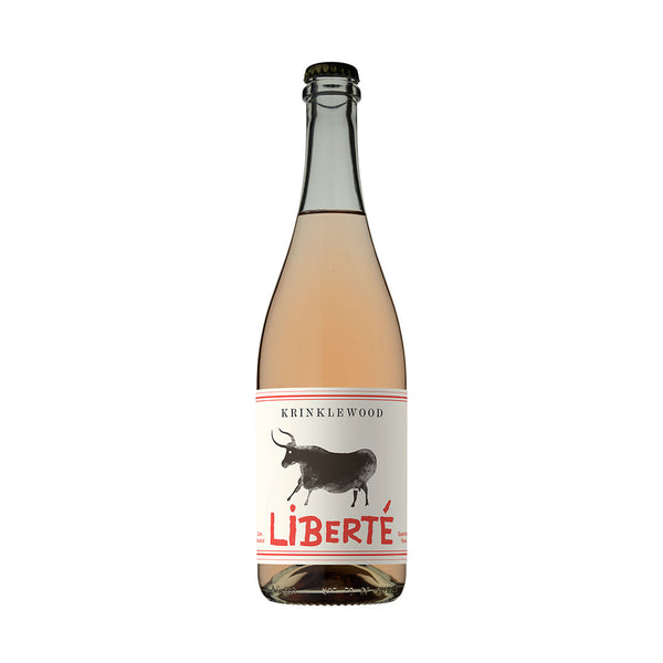 Bottle shot of Krinklewood Liberte Non-Alcoholic Sparkling, vintage 2022