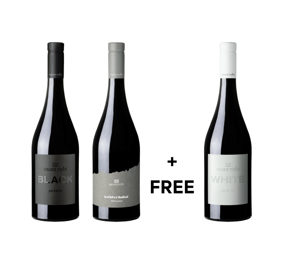 MontRubi - Black Garnacha + Gaintus Pack with Bonus White