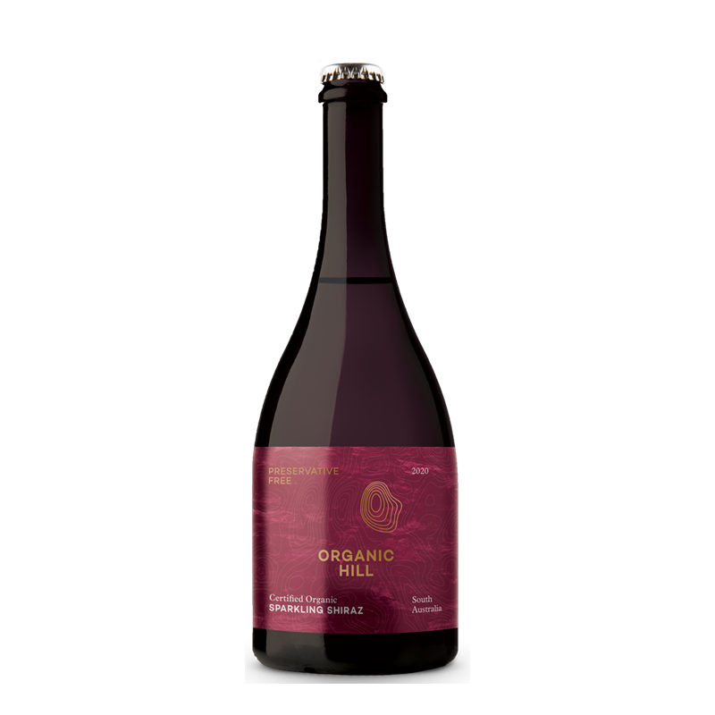 Organic Hill - Preservative Free Sparkling Shiraz 2020